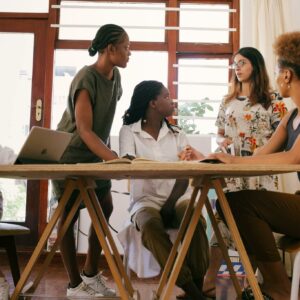 Women at the Meeting